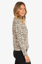 Load image into Gallery viewer, Pingpong Ocelot Cardigan Ocelot Print