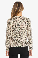 Load image into Gallery viewer, Pingpong Ocelot Cardigan Ocelot Print