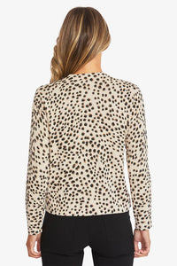Pingpong Ocelot Cardigan Ocelot Print