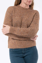 Load image into Gallery viewer, Jump Pointelle Pullover Toffee