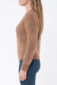 Jump Pointelle Pullover Toffee