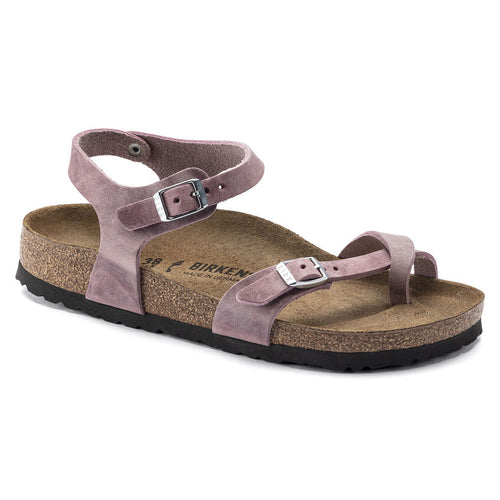 Birkenstock Taormina Oiled Leather Lavender Bush