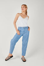 Load image into Gallery viewer, Seam Detail Pant - Chambray Blue