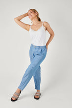 Load image into Gallery viewer, Seam Detail Pant - Chambray Blue