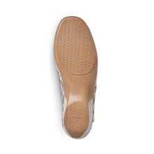 Load image into Gallery viewer, Rieker 47156-43 Clay Beige Combi Womens Comfort Slip on Shoes