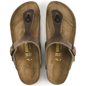 Birkenstock Gizeh Tabacco Brown Oiled Leather