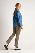 Load image into Gallery viewer, Alessi Peasant Blouse - Blue Wash