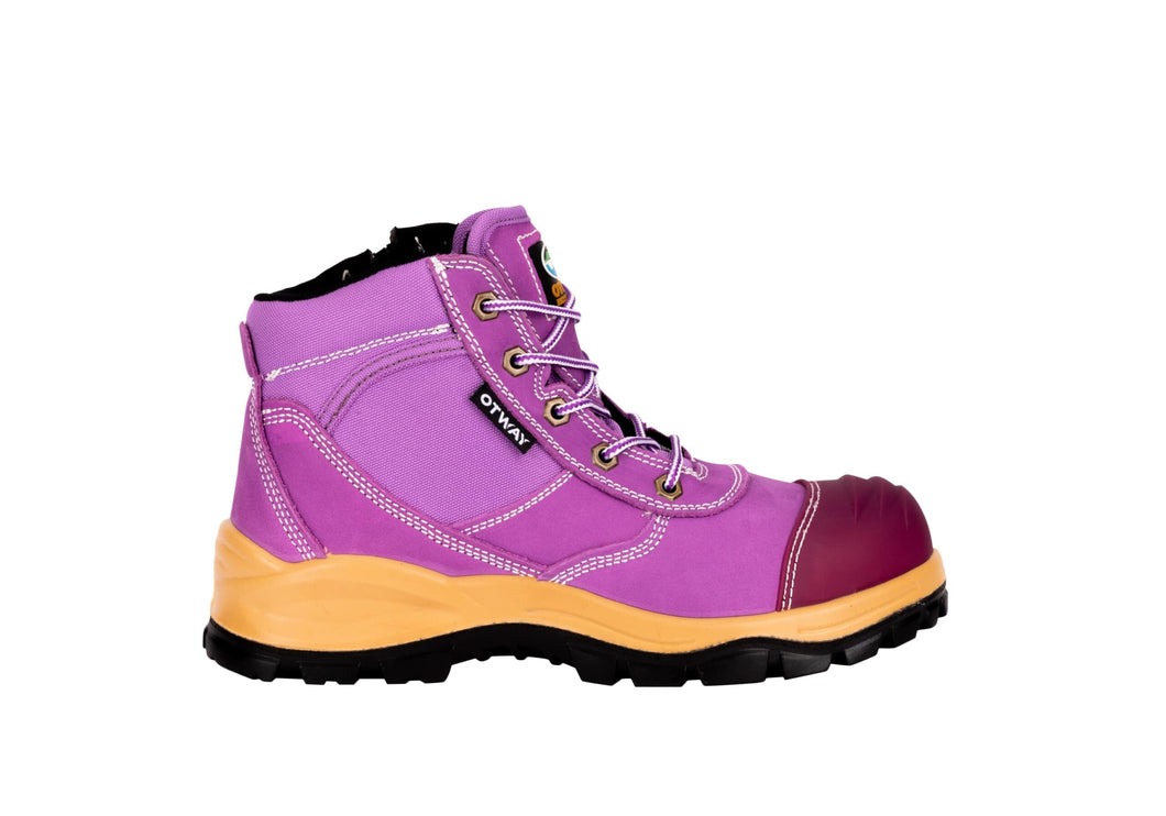 Otway Ladies Eureka Steel Toe – Purple