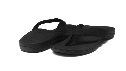 Axign Premium Orthotic Flip Flops – Black