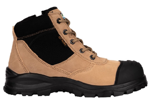 Otway Mens Shoes Eureka Steel Toe Wheat