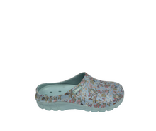 Load image into Gallery viewer, Clogees Womens Shoes Garden Clog Sky Blue Floral