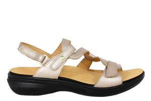 Revere Miami Back Strap Sandal Gunmetal M