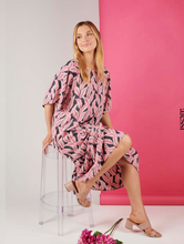 Load image into Gallery viewer, Alessi Wide Sleeve Dress Pink