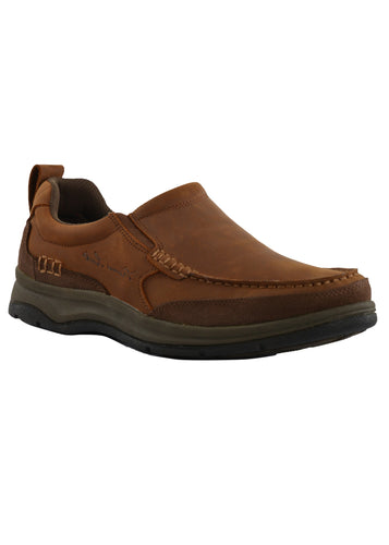 Thomas Cook Mens Shoes Toby Slip-on Shoe Dark Brown