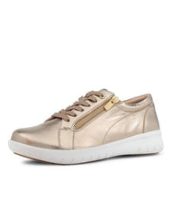 Load image into Gallery viewer, Ziera Solar Xf Zr Champagne Leather Sneaker