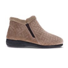 Load image into Gallery viewer, Scholl Dahlia Quilt Slipper Taupe