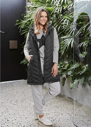 Jump Longline Quilted Vest