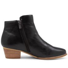 Load image into Gallery viewer, Ziera Vendas XF-ZR Black Natural Leather Ankle Boots