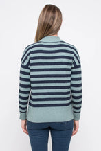 Load image into Gallery viewer, Jump Cable Stripe Pullover Dew/Midnight