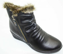 Load image into Gallery viewer, Jemma Anastasia Black Ladies Short Boot