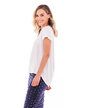 Load image into Gallery viewer, Betty Basics Matilda Tee White