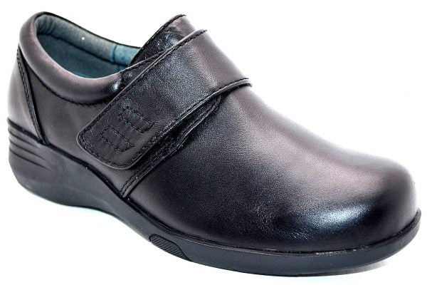 Jemma Patty Black Ladies Leather Shoe