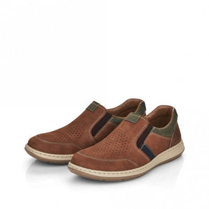 RIEKER 17371 Brown Mens Shoes
